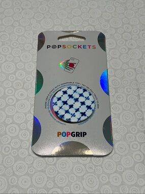 PopSocket PopGrip Phone Grip in Blueberry Checker